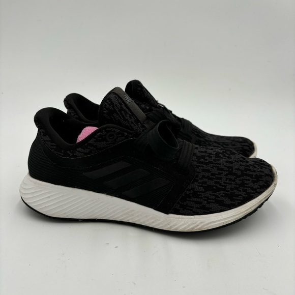 Adidas Women’s 7.5 Black Edge Lux 3 Carbon Lace Up Running Sneakers - Picture 2 of 7